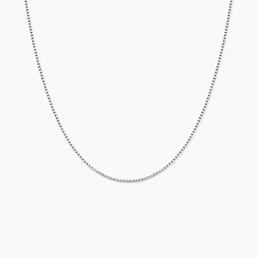 Chaîne Alyze Argent Blanc