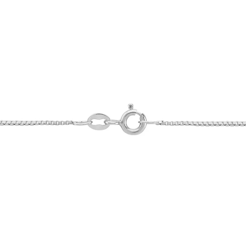 Chaîne Alyze Argent Blanc