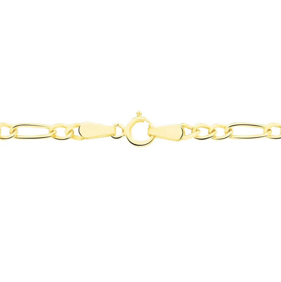 Chaîne Cameo Maille Alternee 1/3 Or Jaune