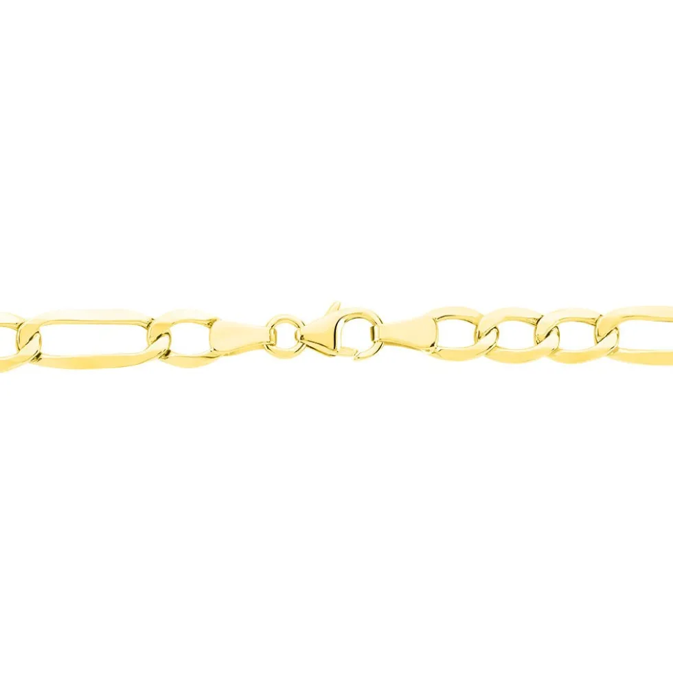 Chaîne Cameo Maille Alternee 1/3 Or Jaune