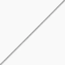 Chaîne Clementine Argent Blanc