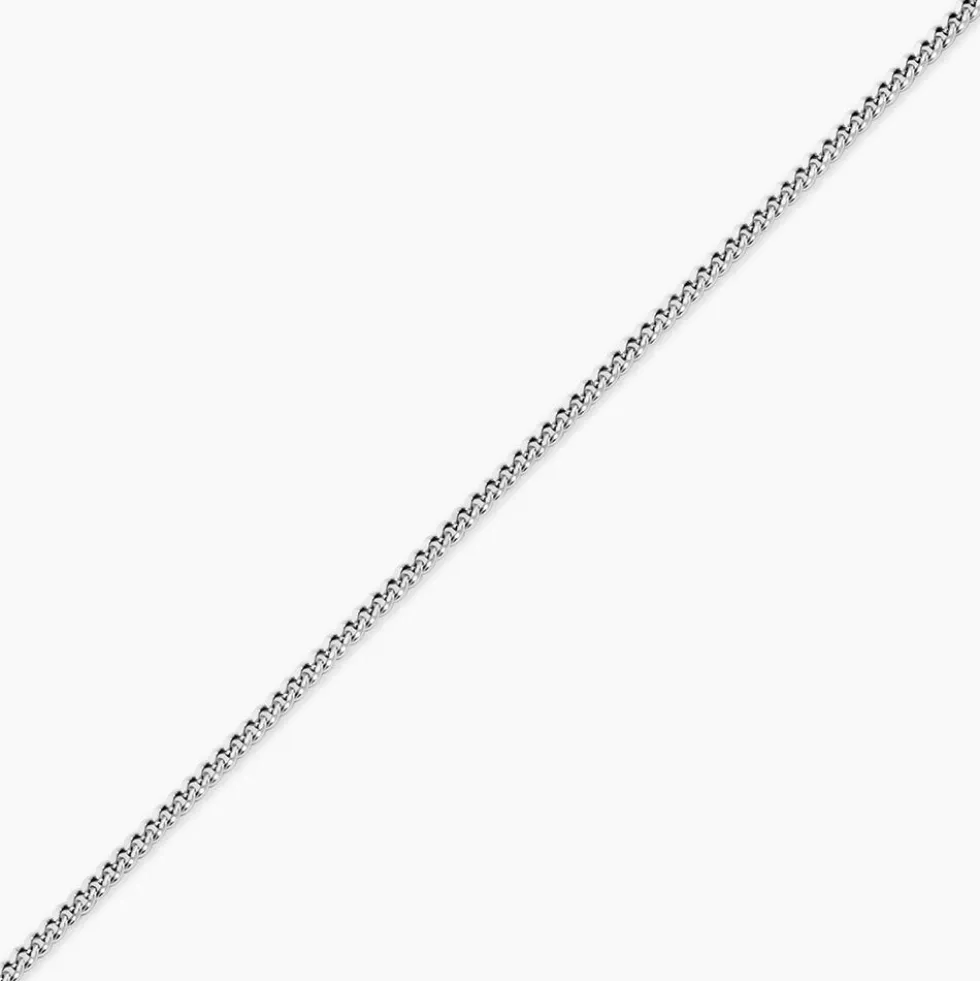 Chaîne Clementine Argent Blanc