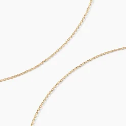 Chaîne Igoa Maille Forçat Diamantee Or Jaune