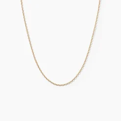 Chaîne Igoa Maille Forçat Diamantee Or Jaune