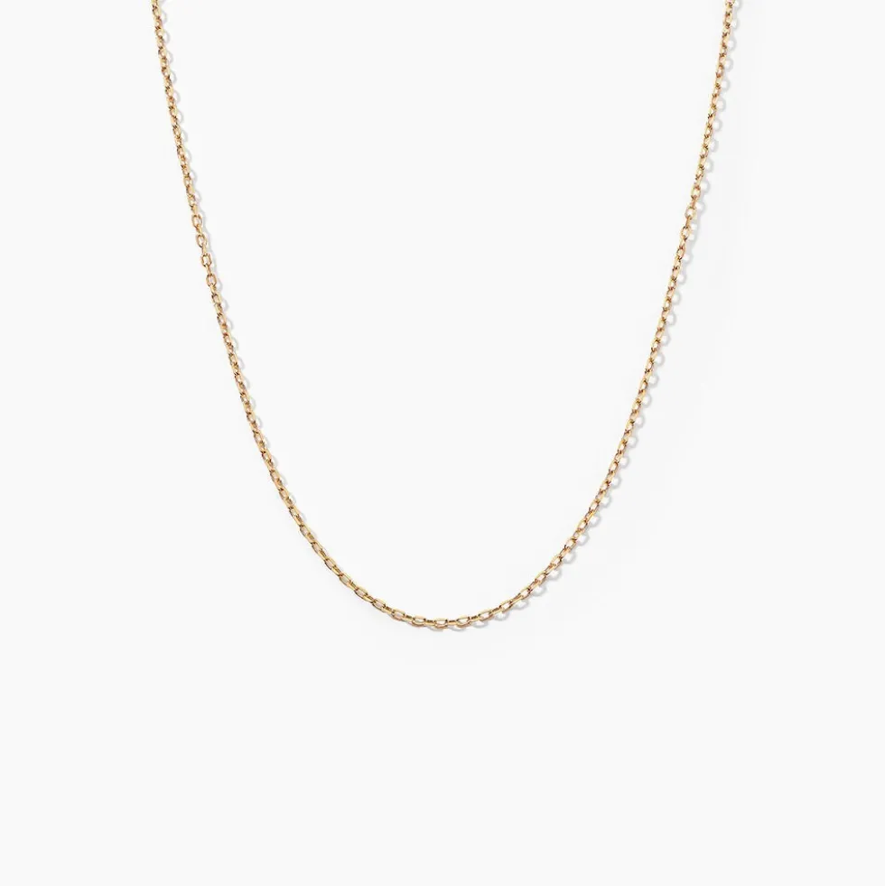 Chaîne Igoa Maille Forçat Diamantee Or Jaune