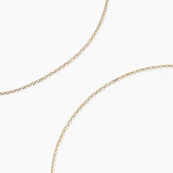 Chaîne Igoa Maille Forçat Diamantee Or Jaune
