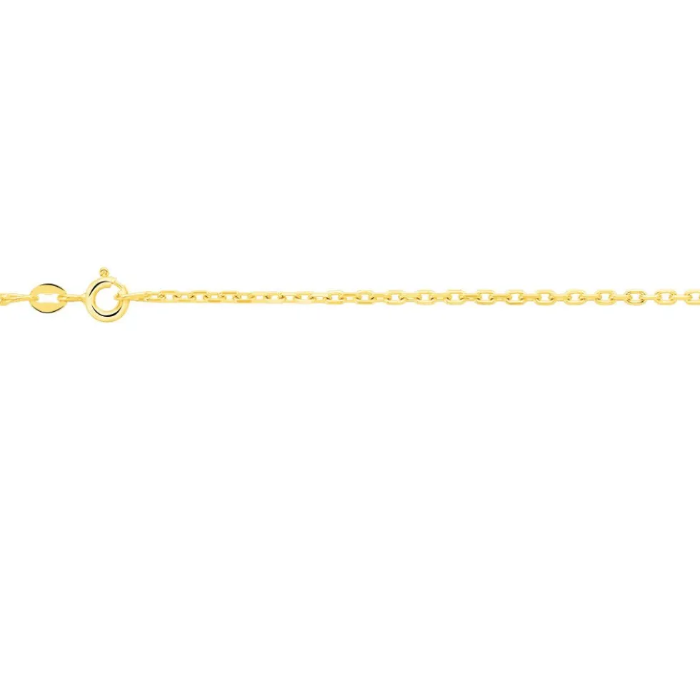 Chaîne Igoa Maille Forçat Diamantee Or Jaune