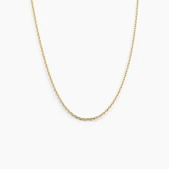 Chaîne Igoa Maille Forçat Diamantee Or Jaune