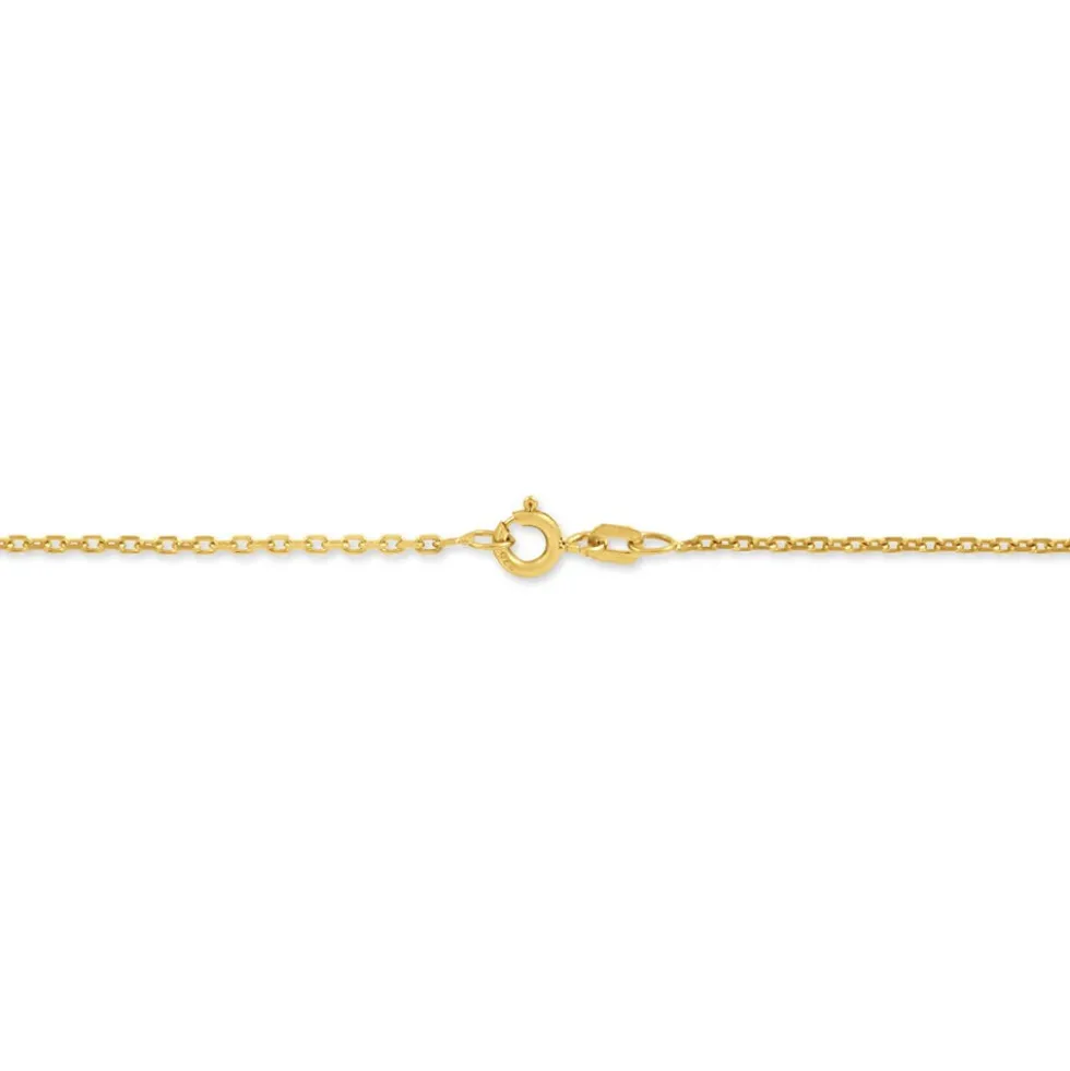 Chaîne Igoa Maille Forçat Diamantee Or Jaune