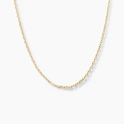Chaîne Igoa Maille Forçat Diamantee Or Jaune