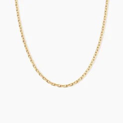 Chaîne Igoa Maille Forçat Diamantee Or Jaune