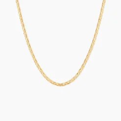 Chaîne Igoa Maille Forçat Diamantee Or Jaune