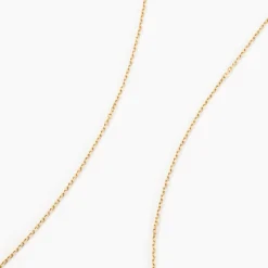 Chaîne Igoa Maille Forçat Diamantee Or Jaune