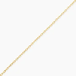 Chaîne Igoa Maille Forçat Diamantee Or Jaune