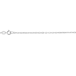 Chaîne Igoa Maille Forçat Diamantee Or Blanc