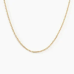 Chaîne Igoa Maille Forçat Diamantee Or Jaune