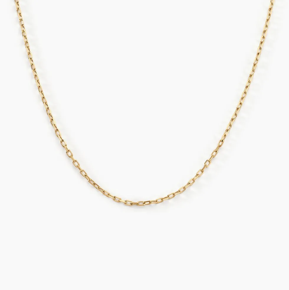 Chaîne Igoa Maille Forçat Diamantee Or Jaune