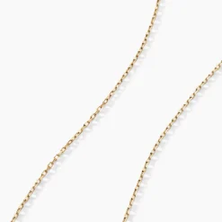 Chaîne Igoa Maille Forçat Diamantee Or Jaune