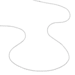 Chaîne Igoa Maille Forçat Diamantee Or Blanc