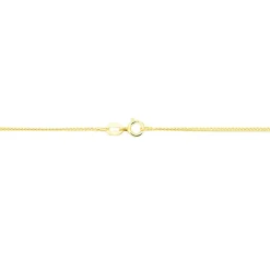 Chaîne Ixia Maille Gourmette Diamantee Or Jaune