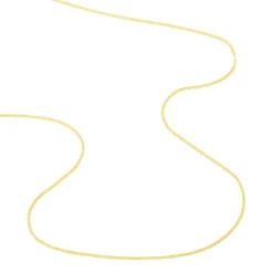 Chaîne Ixia Maille Gourmette Diamantee Or Jaune