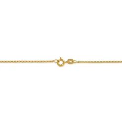 Chaîne Ixia Maille Gourmette Diamantee Or Jaune