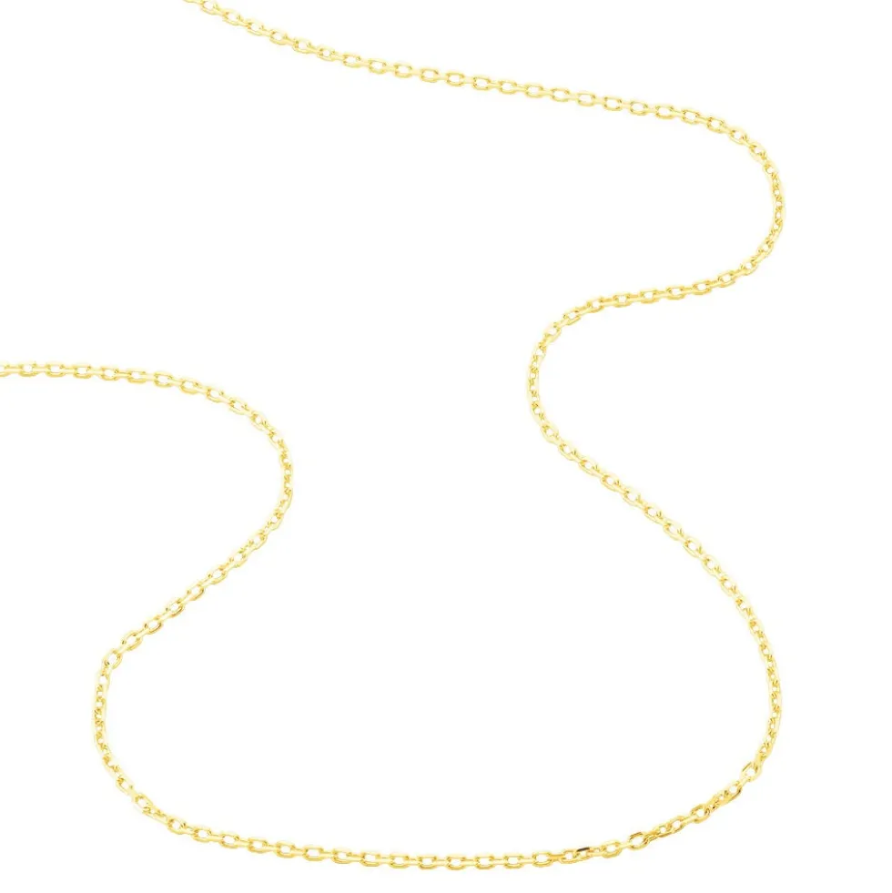 Chaîne Keyssie Maille Forçat Diamantée Or Jaune