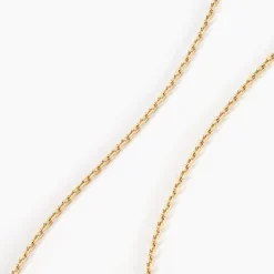 Chaîne Keyssie Maille Forçat Diamantée Or Jaune