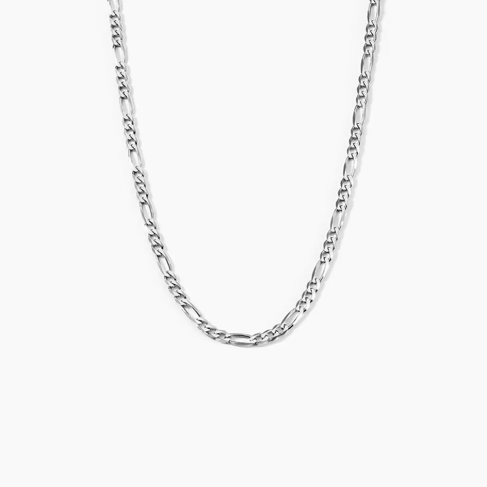 Chaîne Vivian Argent Blanc