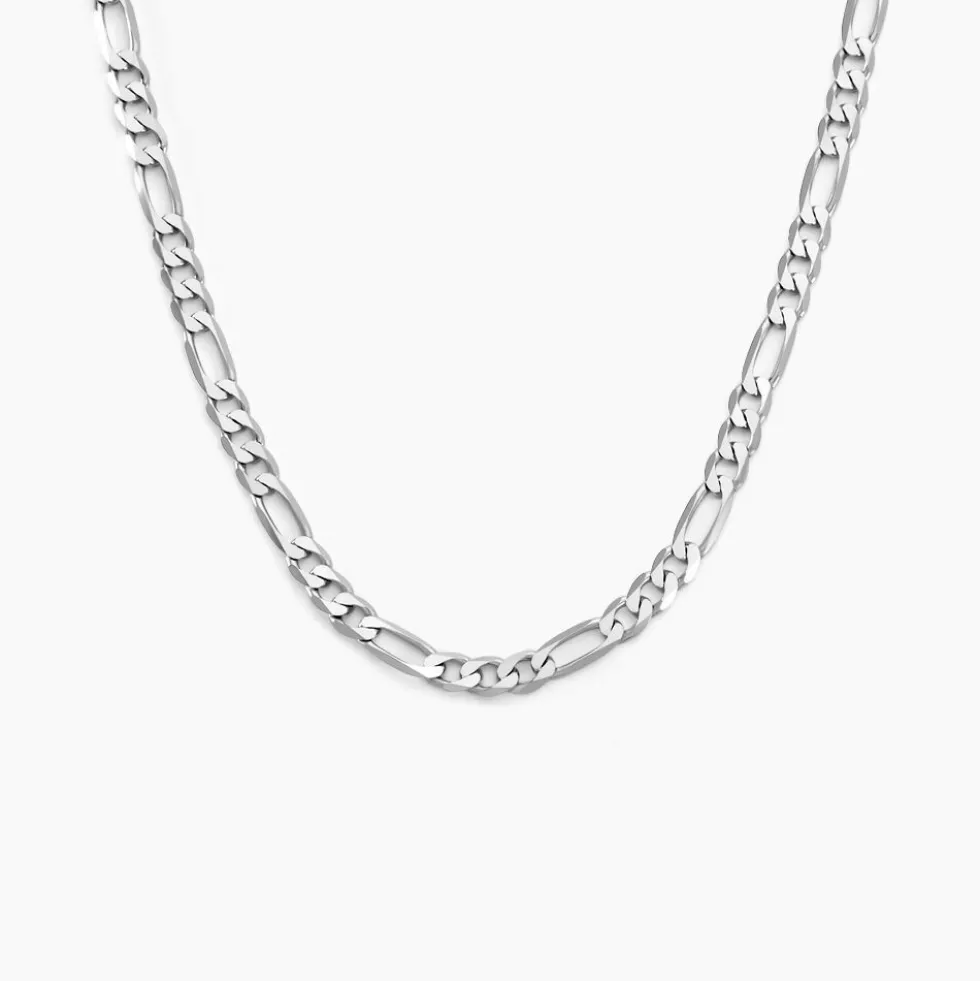 Chaîne Vivian Maille Alternee 1/3 Argent Blanc
