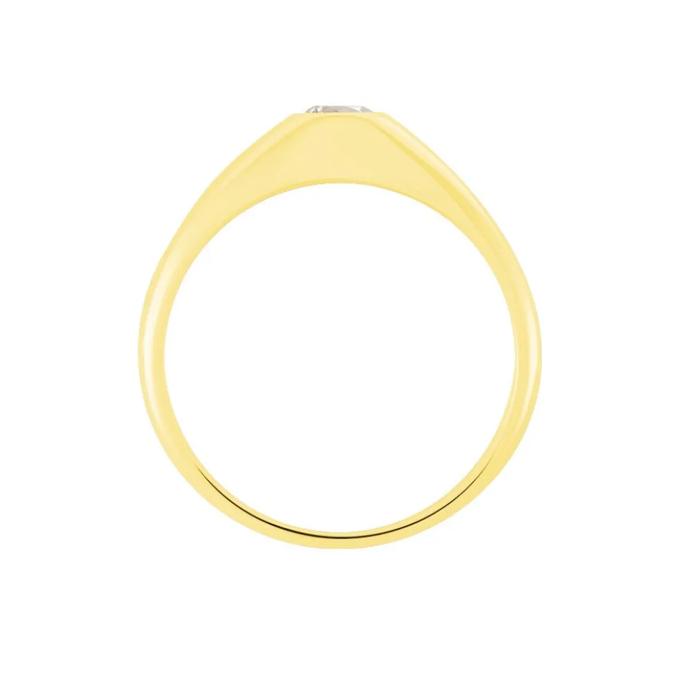 Chevaliere Maxime Or Jaune Oxyde