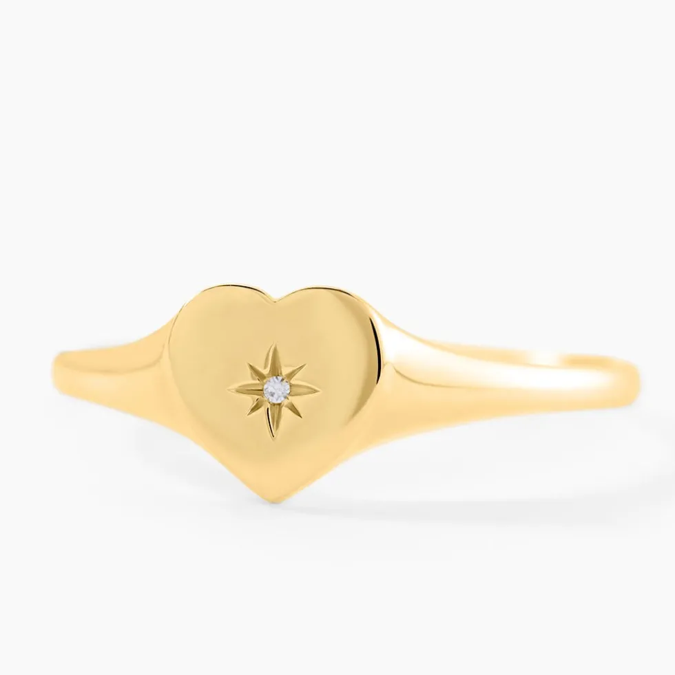 Chevalière Dulcibella Or Jaune Diamant