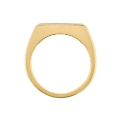Chevalière Filat Plaqué Or Jaune