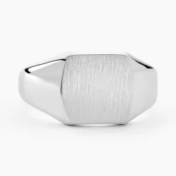 Chevalière Gringoire Argent Blanc