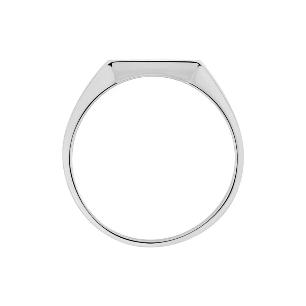 Chevalière Henry Argent Blanc