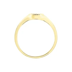 Chevalière Raza Or Jaune Diamant