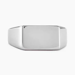 Chevalière Acier Gris Luciano