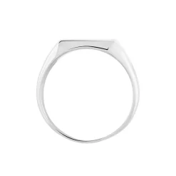 Chevalière Daniel Argent Blanc