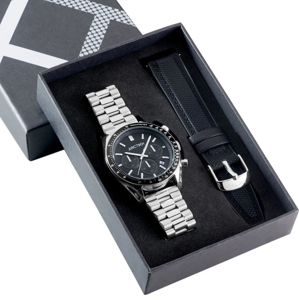 Coffret Montre Arctik Abyss Noir