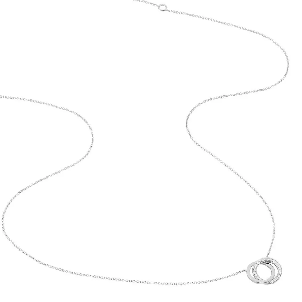 Collier Absolu Or Blanc Diamant