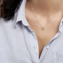 Collier Absolu Or Blanc Diamant