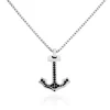 Collier Acier Vieillit Tanagra Oxydes De Zirconium