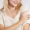 Collier Adelma Argent Blanc Oxyde De Zirconium