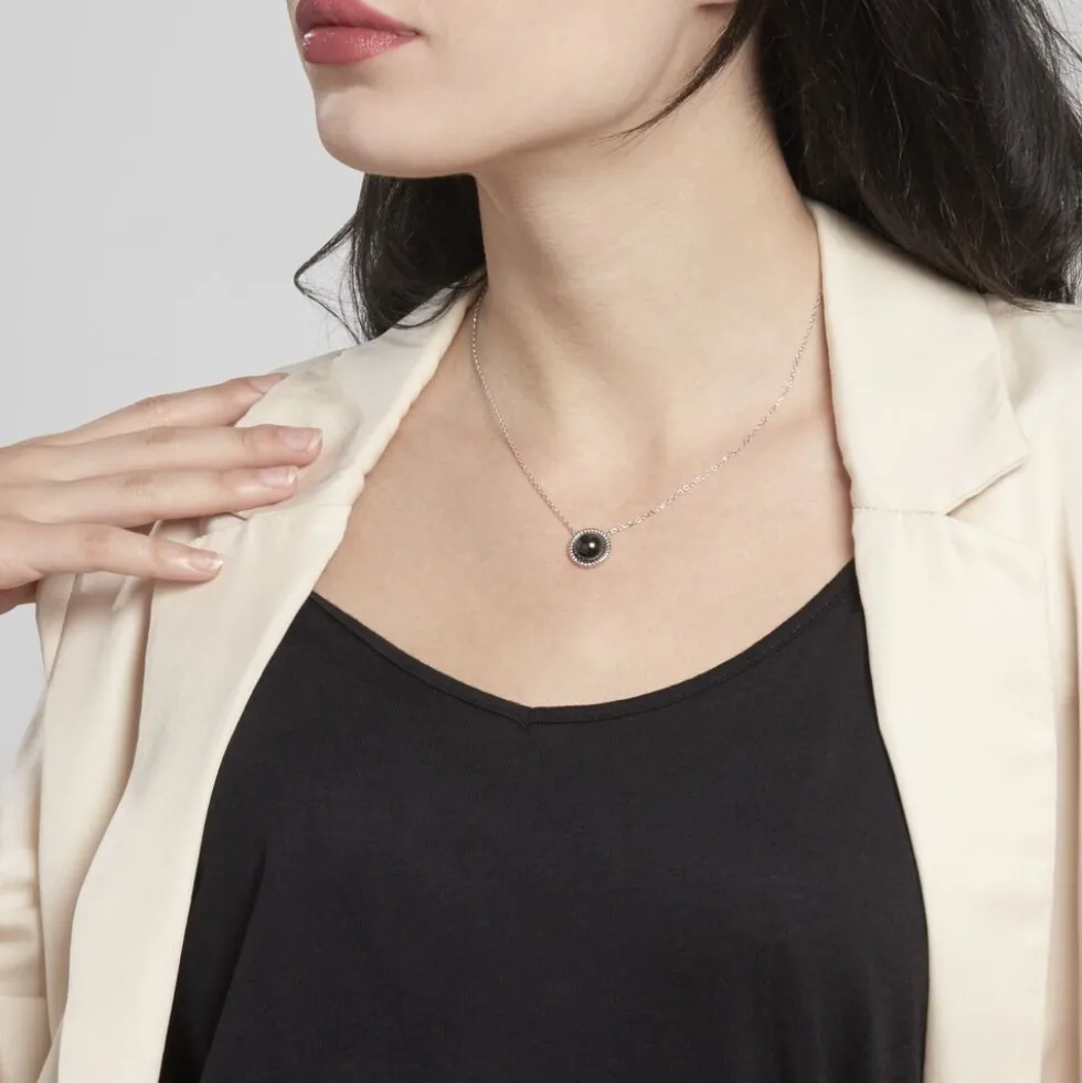 Collier Adelyne Argent Blanc Céramique