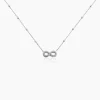 Collier Aella Argent Blanc