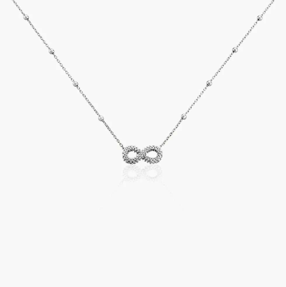 Collier Aella Argent Blanc