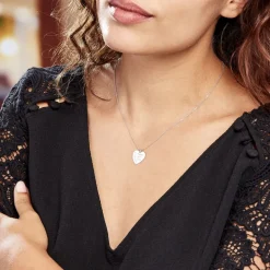 Collier Aemilia Argent Blanc