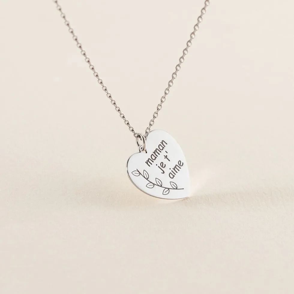 Collier Aemilia Argent Blanc