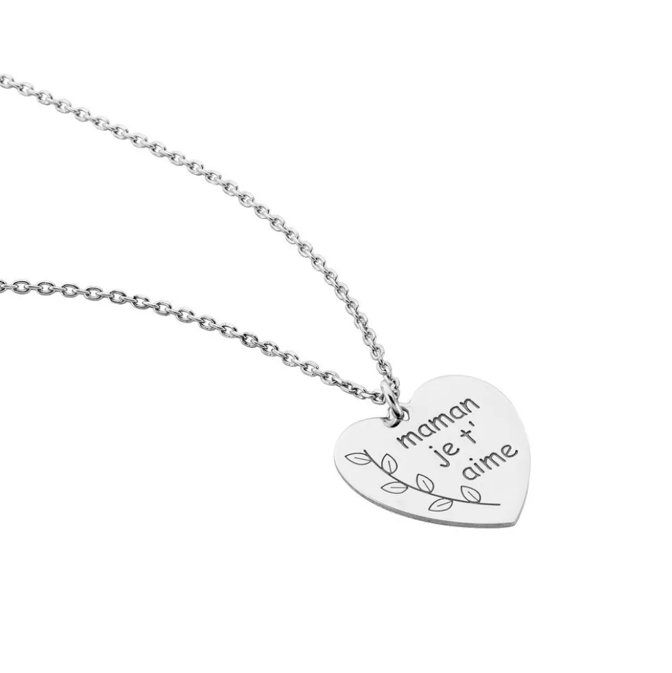 Collier Aemilia Argent Blanc