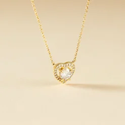 Collier Alais Plaqué Or Jaune Oxyde De Zirconium